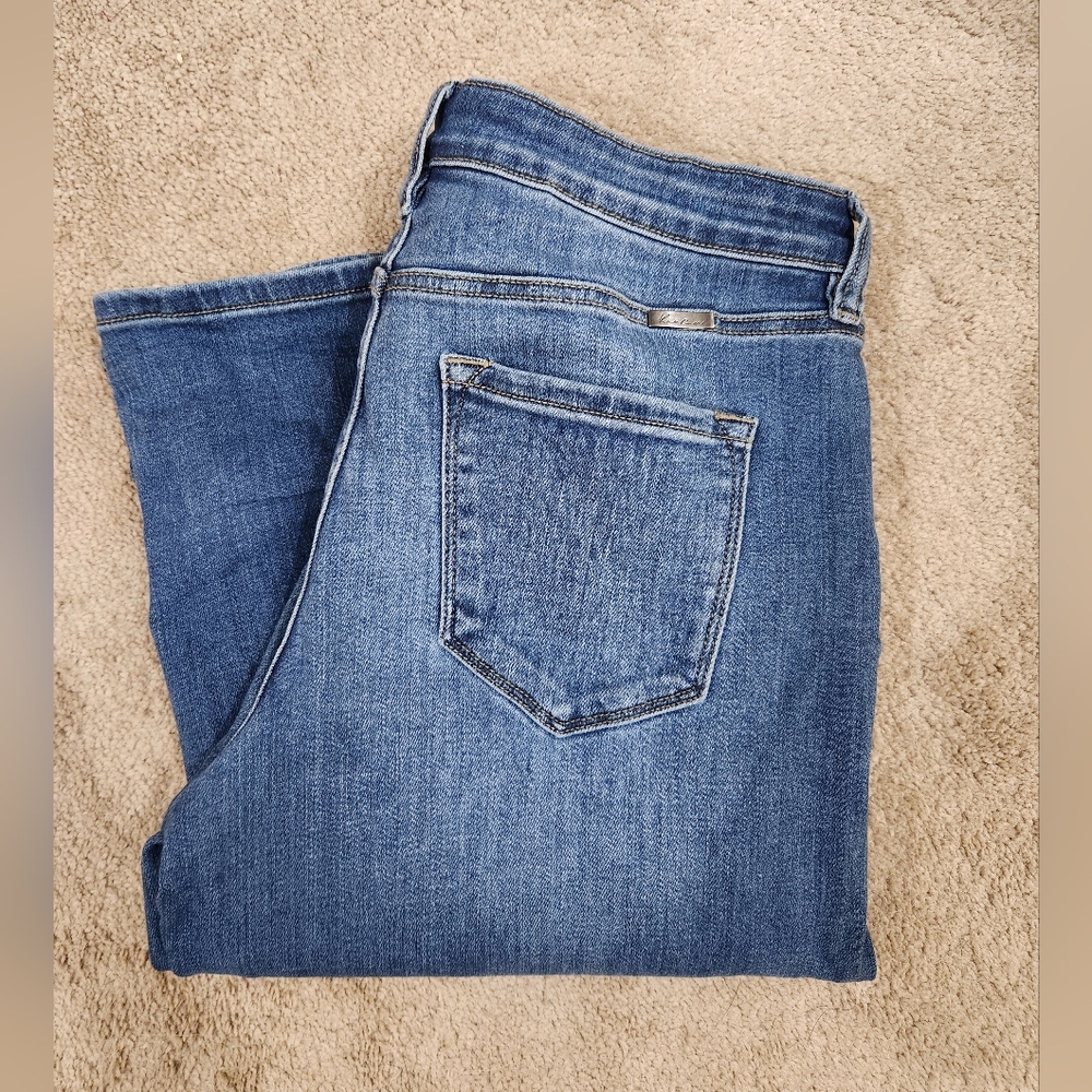 Kancan Women's Straight Wide Leg Jeans - Picture 2 of 7